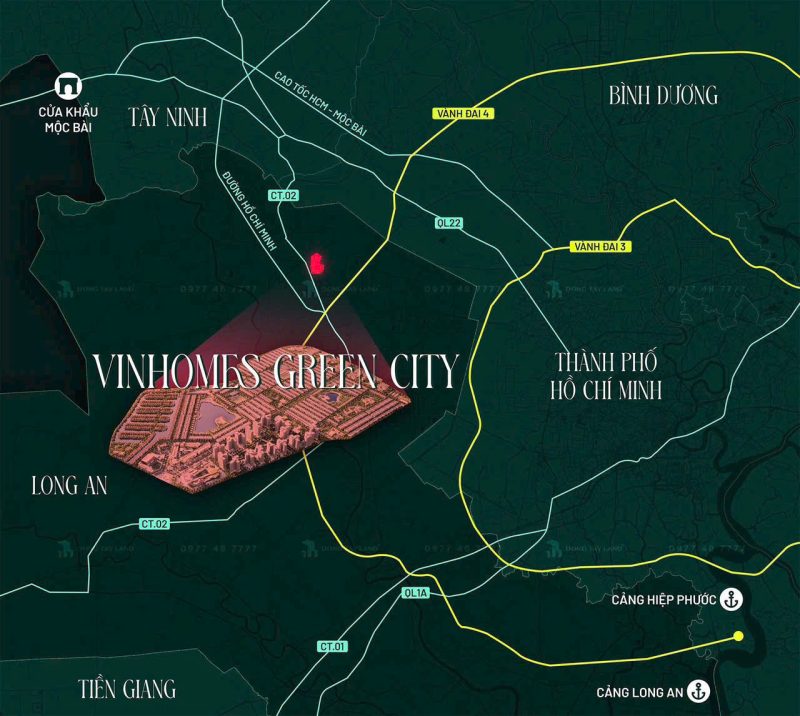 Vinhomes Green City có vị trí chiến lược vành đai 4